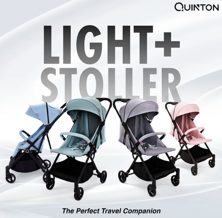 quinton baby cabin size light weight stroller airplane flight train bus car travel compact size 轻便手提自动折叠宝宝手推车旅行方便